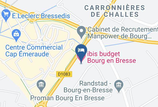 Ain - Ibis Budget Bourg En Bresse Maps