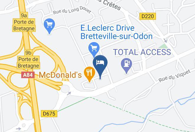 Calvados - Ibis Budget Caen Porte De Bretagne Maps