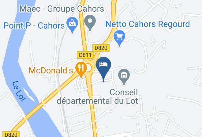 Lot - Ibis Budget Cahors Maps