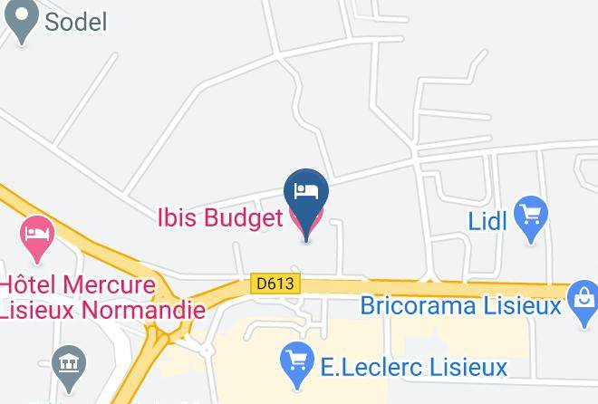 Calvados - Ibis Budget Lisieux Maps