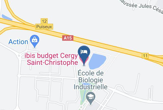 Val D Oise - Ibis Budget Cergy Saint Christophe Maps
