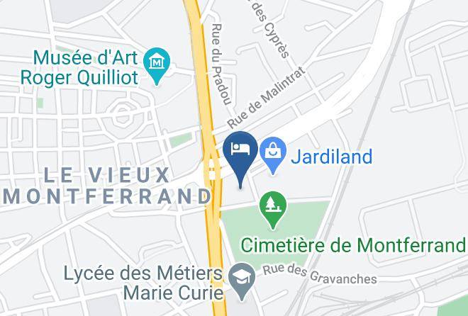 Ibis Budget Clermont Ferrand Montferrand Map