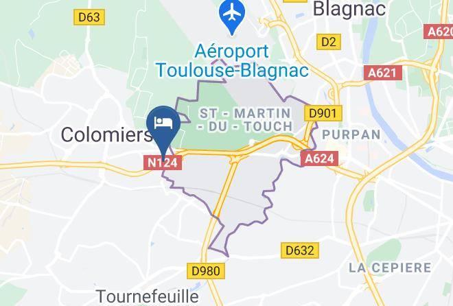 Haute Garonne - Ibis Budget Colomiers Maps