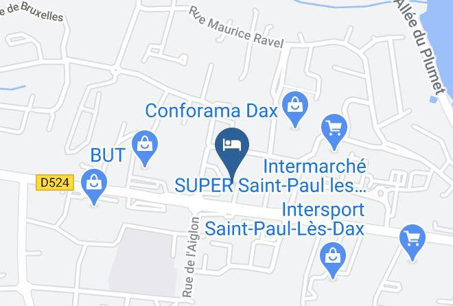 Landes - Ibis Budget Dax Saint Paul Les Dax Maps