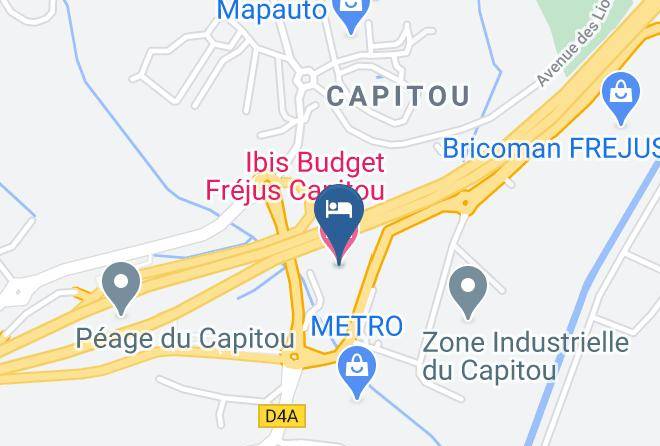 Var - Ibis Budget Frejus Saint Raphael Capitou A8 Maps