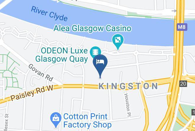 Ibis Budget Glasgow Map