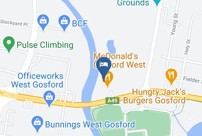 Central Coast - Ibis Budget Gosford Maps