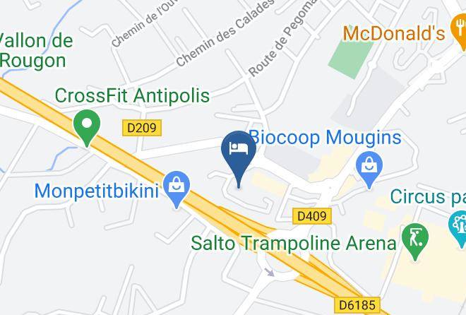 Ibis Budget Grasse Mouans Sartoux Map