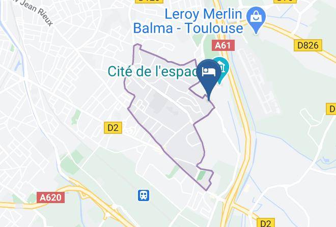 Haute Garonne - Ibis Budget Toulouse Cite De L'Espace 1 Maps