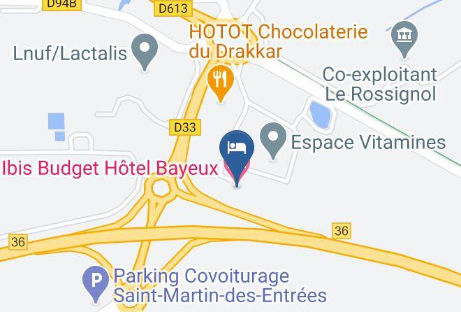Calvados - Ibis Budget Hotel Bayeux Maps