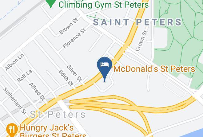Ibis Budget St Peters Map