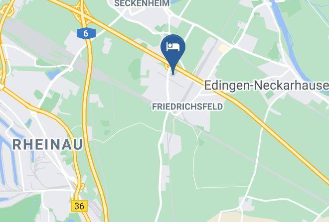Mannheim - B&B HOTEL Mannheim Friedrichsfeld Maps