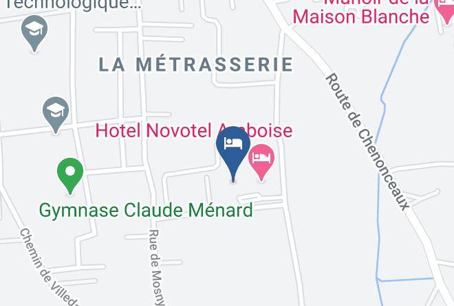 Indre Et Loire - Ibis Budget Amboise Maps