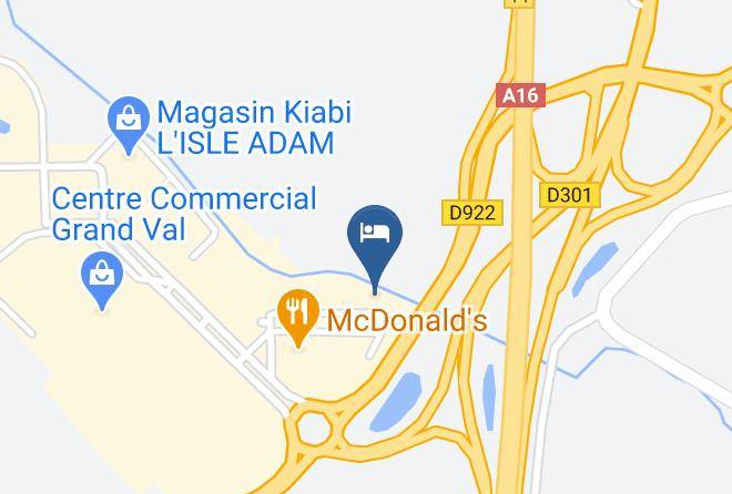 Val D Oise - Ibis Budget L'isle Adam Maps