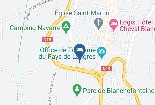 Haute Marne - Ibis Budget Langres Maps