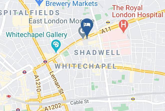 London - Hotel Ibis Budget London Whitechapel Brick Lane Maps