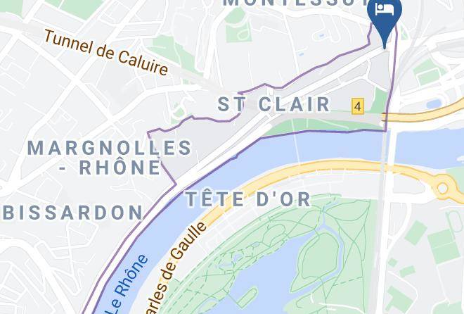 Rhone - Ibis Budget Lyon Caluire Cite Internationale Maps