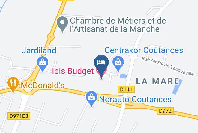 Manche - Ibis Budget Coutances Maps