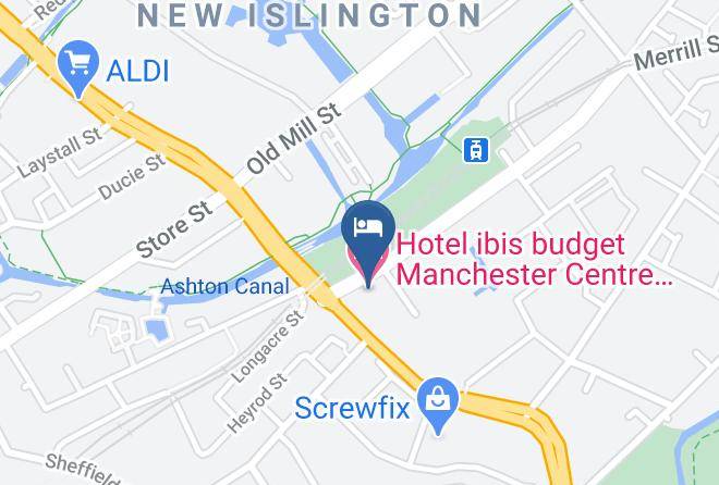 Greater Manchester - Hotel Ibis Budget Manchester Centre Pollard Street Maps