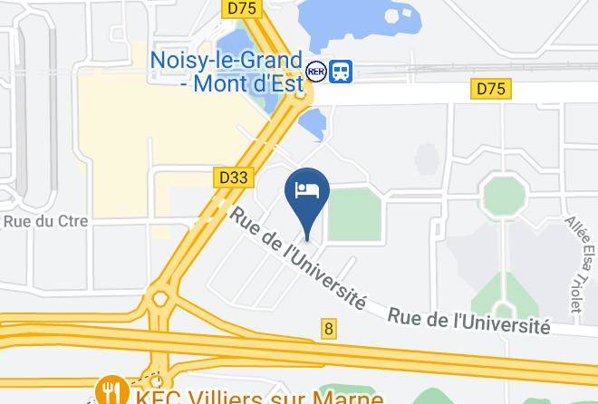 Seine St Denis - Ibis Budget Marne La Vallee Noisy Le Grand Maps