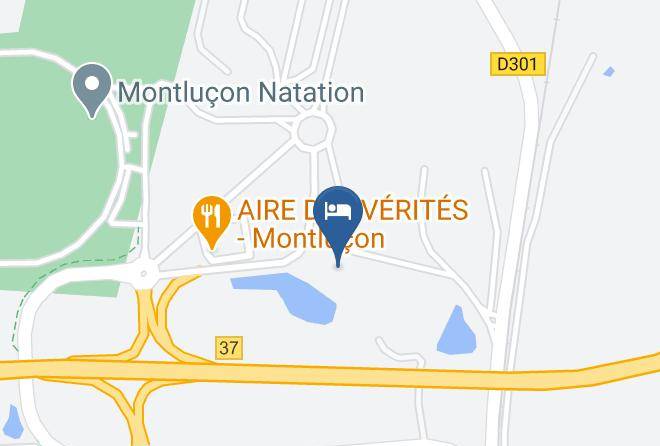 Allier - Ibis Budget Montlucon Maps