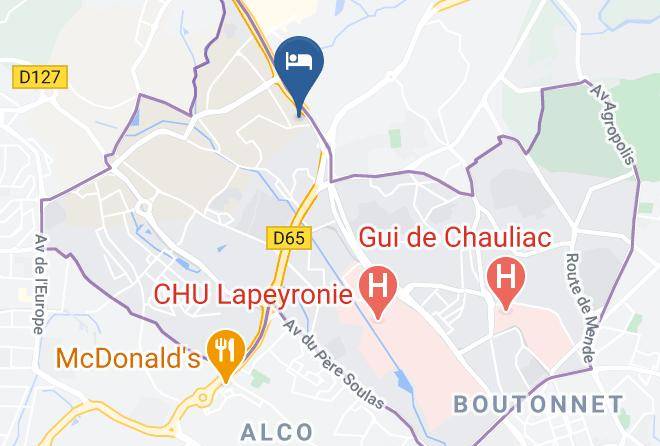 Ibis Budget Montpellier Nord Map