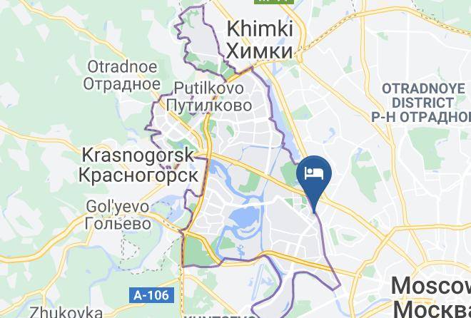 Moscow - Ibis Budget Moscow Panfilovskaya Maps