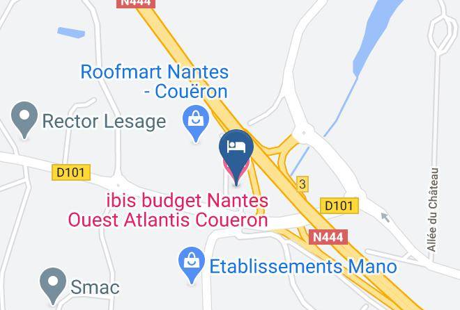 Loire Atlantique - Ibis Budget Nantes Ouest Atlantis Coueron Maps
