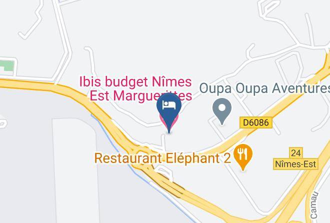 Gard - Ibis Budget Nimes Est Marguerittes Maps