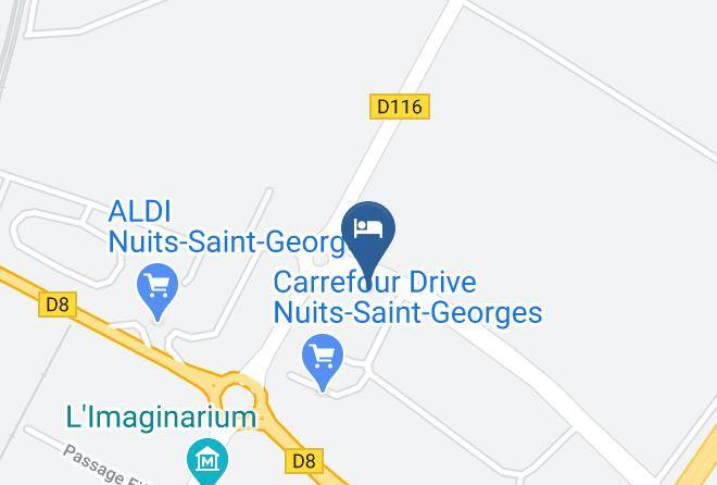 Cote D Or - Ibis Budget Nuits Saint Georges Maps