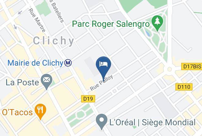Hauts De Seine - Ibis Budget Paris Clichy Mairie Maps