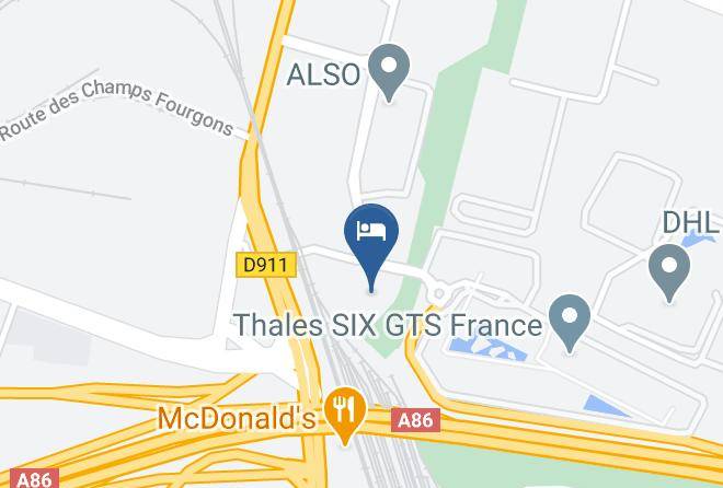 Hauts De Seine - Ibis Budget Paris Gennevilliers Maps