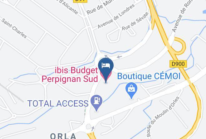 Pyrenees Orientales - Ibis Budget Perpignan Sud Maps