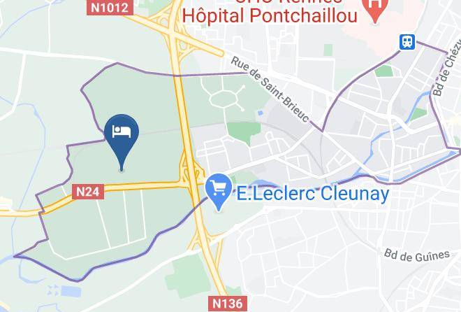 Ille Et Vilaine - Ibis Budget Rennes Route De Lorient Maps
