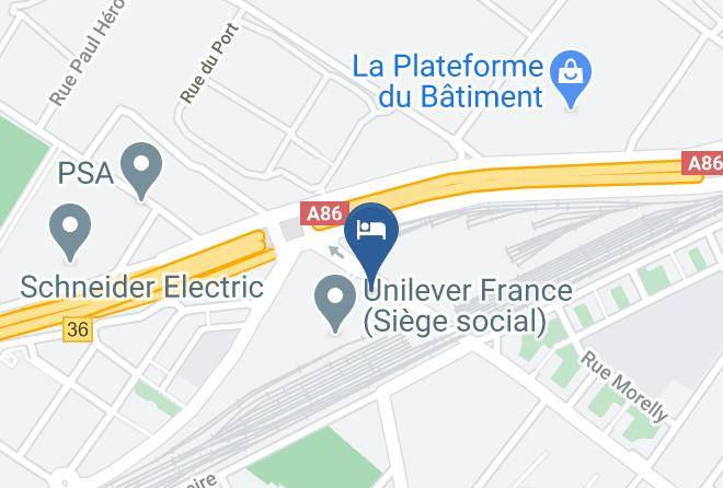 Hauts De Seine - Ibis Budget Rueil Malmaison Maps