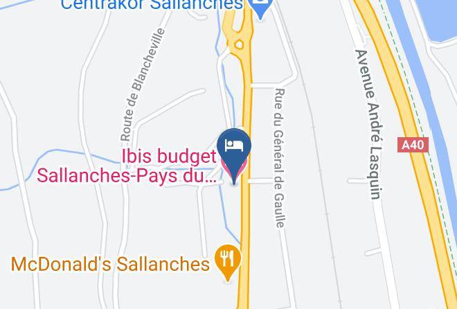 Haute Savoie - Ibis Budget Sallanches Pays Du Mont Blanc Maps