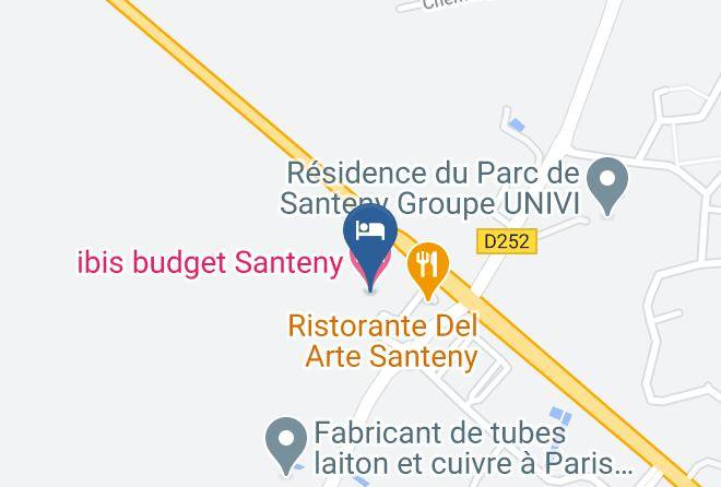 Ibis Budget Santeny Map