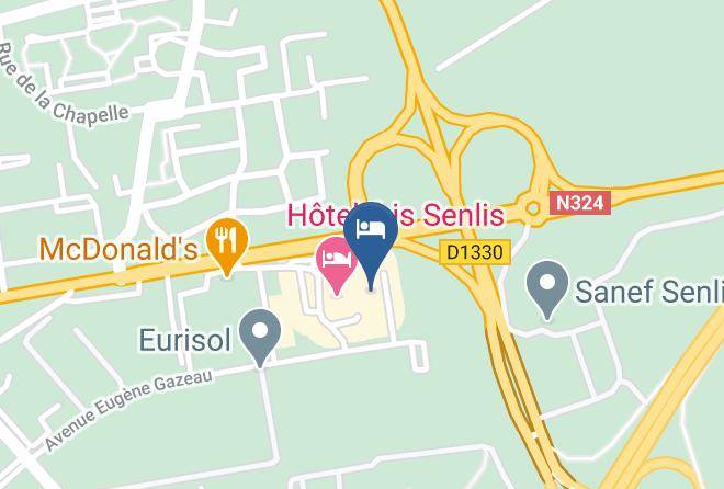 Oise - Ibis Budget Senlis Maps
