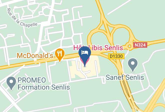 Oise - Hotel Ibis Senlis Maps