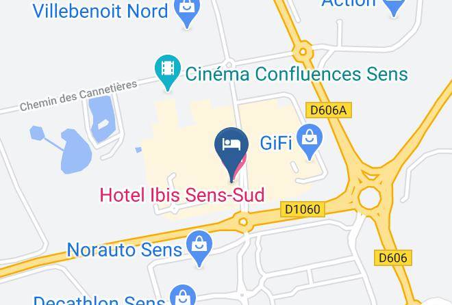 Yonne - Ibis Budget Sens Maps