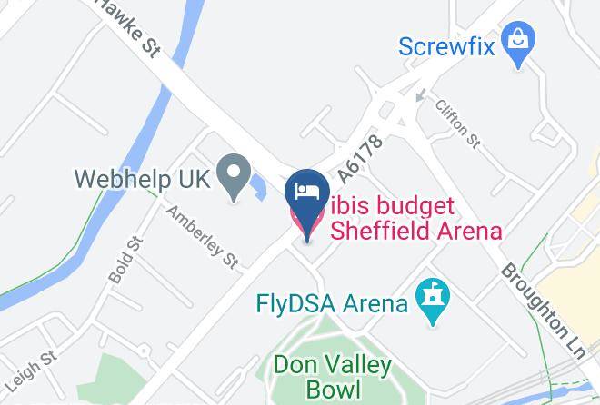 Sheffield - Ibis Budget Sheffield Arena Maps
