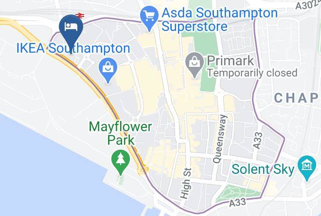 Southampton - Ibis Budget Southampton Centre Maps
