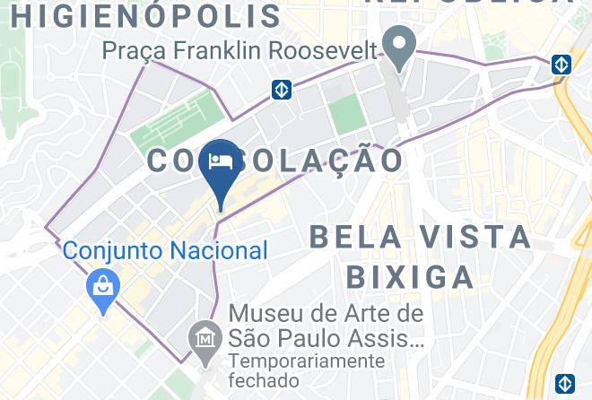 Sao Paulo Solacao - Ibis Budget Sp Frei Caneca Maps