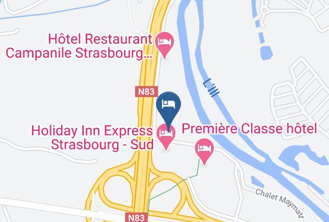 Bas Rhin - Ibis Budget Strasbourg Sud Illkirch Geispolsheim Maps