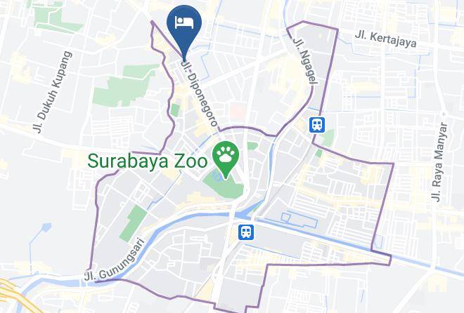 Ibis Budget Surabaya Diponegoro Map