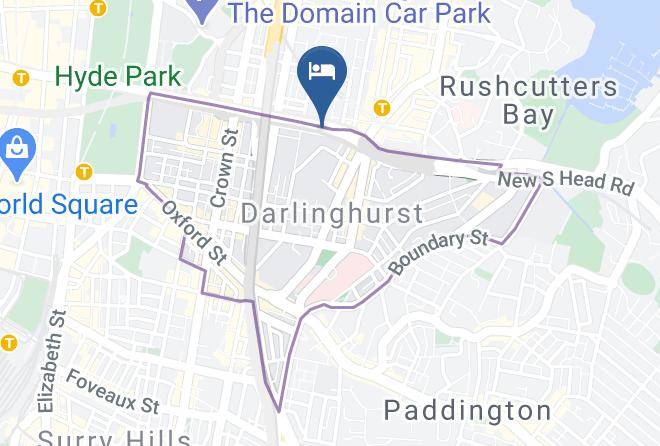 Sydney - Ibis Budget Sydney East Maps