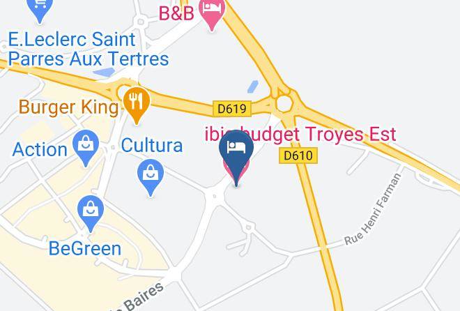 Aube - Ibis Budget Troyes Est Maps