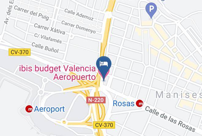 Valencia - Ibis Budget Valencia Aeropuerto Maps