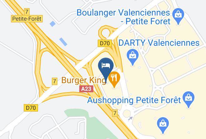 Ibis Budget Valenciennes Petite Foret Map
