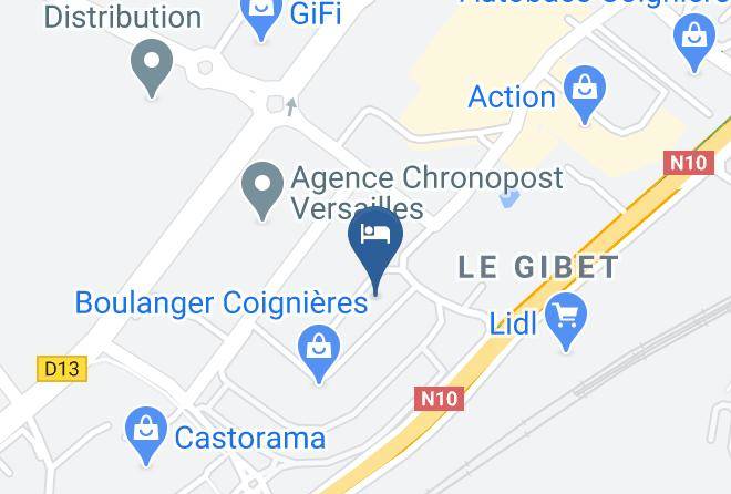 Yvelines - Ibis Budget Versailles Coignieres Maps